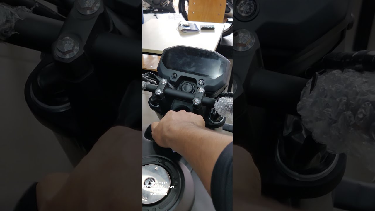 YAMAHA FZX EXHAUST NOTE |  YAMAHA FZX MATTE BLACK 4K 60FPS 