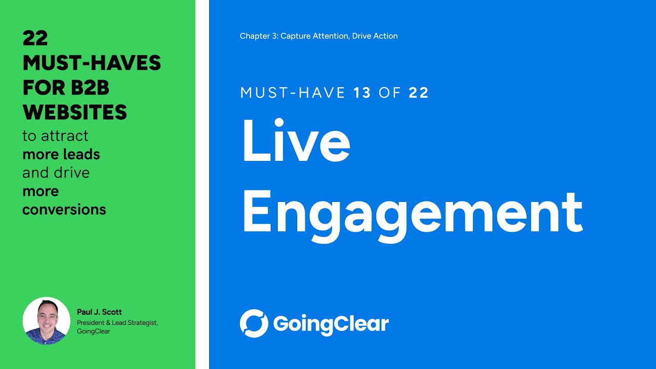 Live Website Engagement | The 22 Must-Haves for B2B Websites