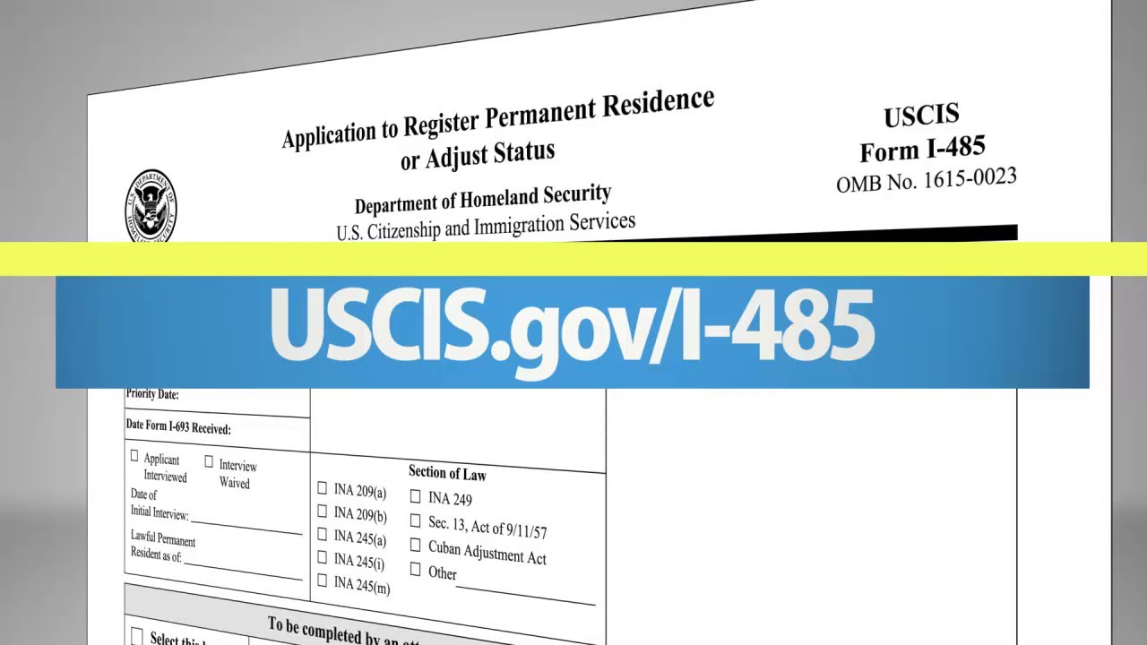 USCIS Has Updated Form I-485