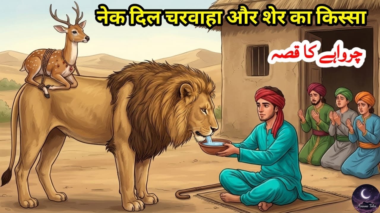 Grib charwaha aur sher ka kissa#moralkahaniya 