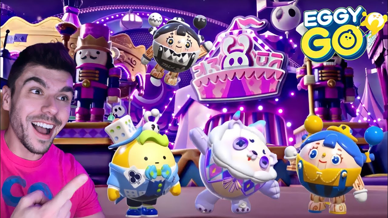 JOGUEI EGGY PARTY NO NOVO EVENTO HALLOWEEN PARQUE DE DIVERSÕES!