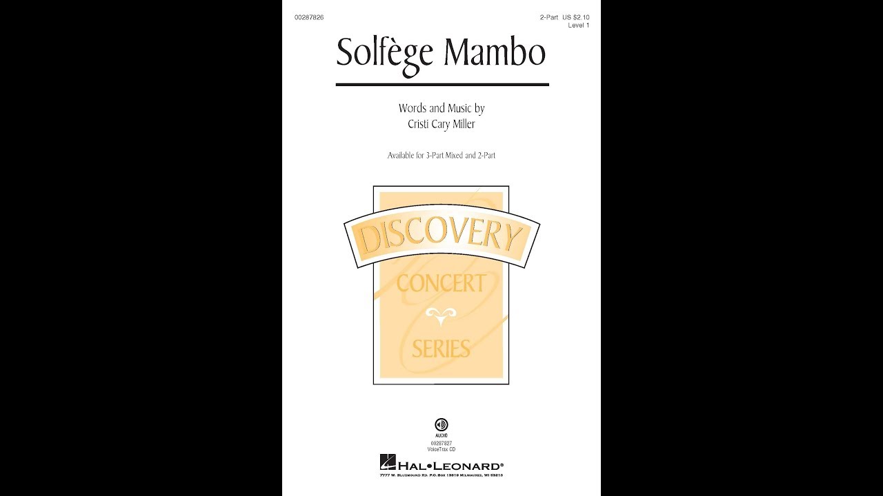 Solfege Mambo (2-Part Choir) - by Cristi Cary Miller