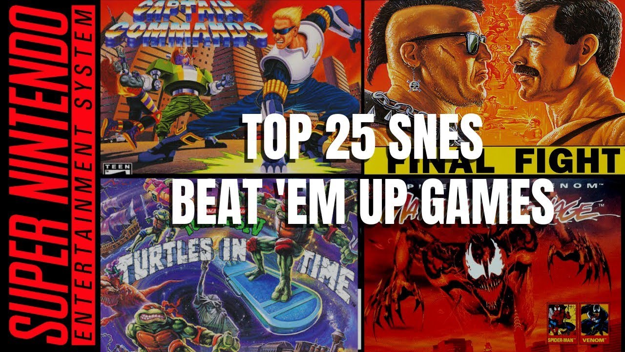 Top 25 SNES BEAT 'EM UP Games of All Time | Best SNES Games