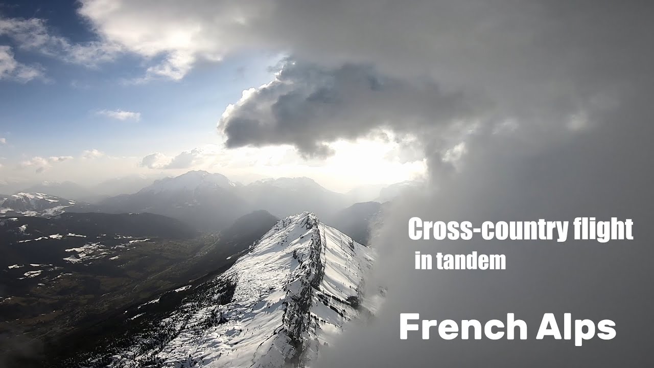 Cross-country flight from Plaine Joux to Lake Annecy. Amazing thermal conditions in March, 2026