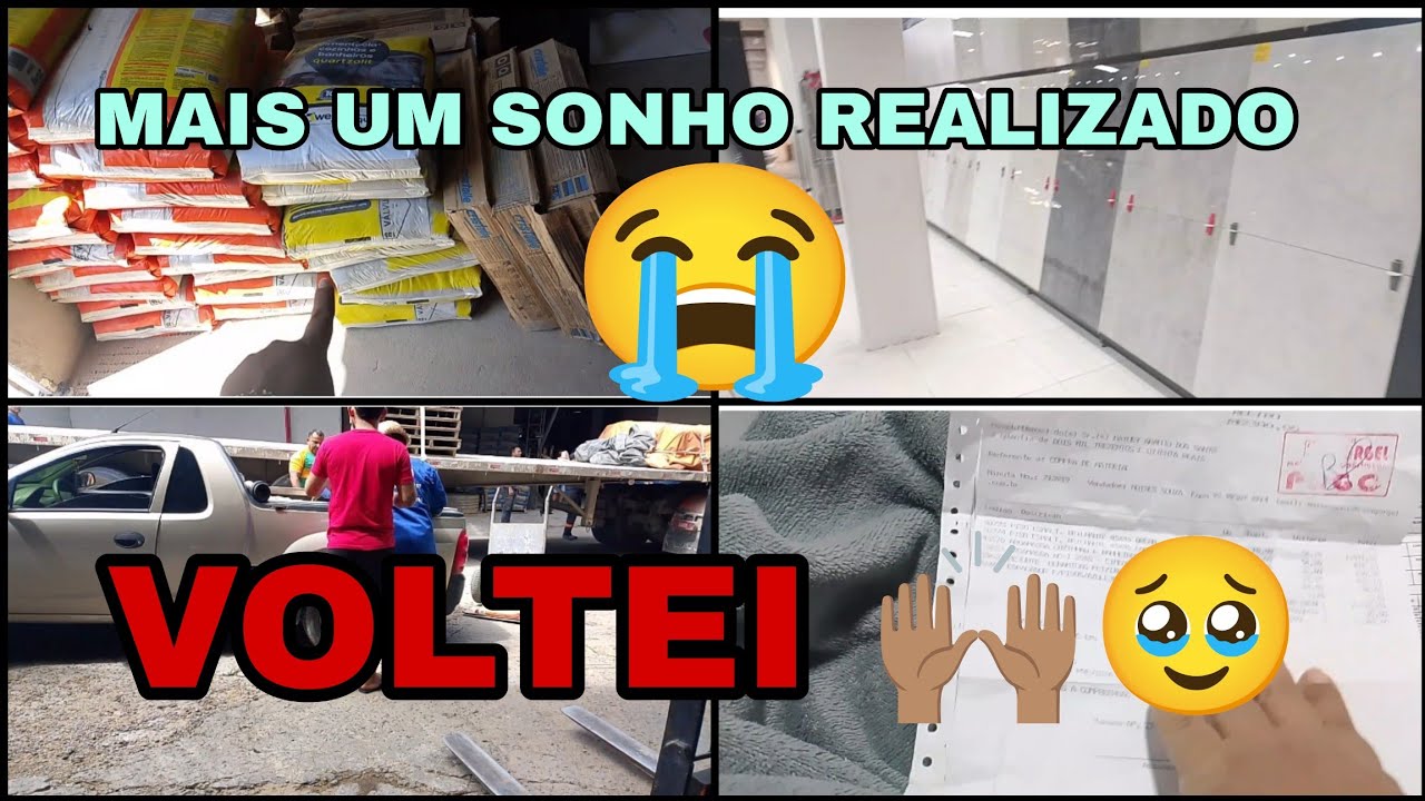 SONHO REALIZADO 😭 DEUS E MARAVILHOSO 🙏🏽 VOLTEI 😍 