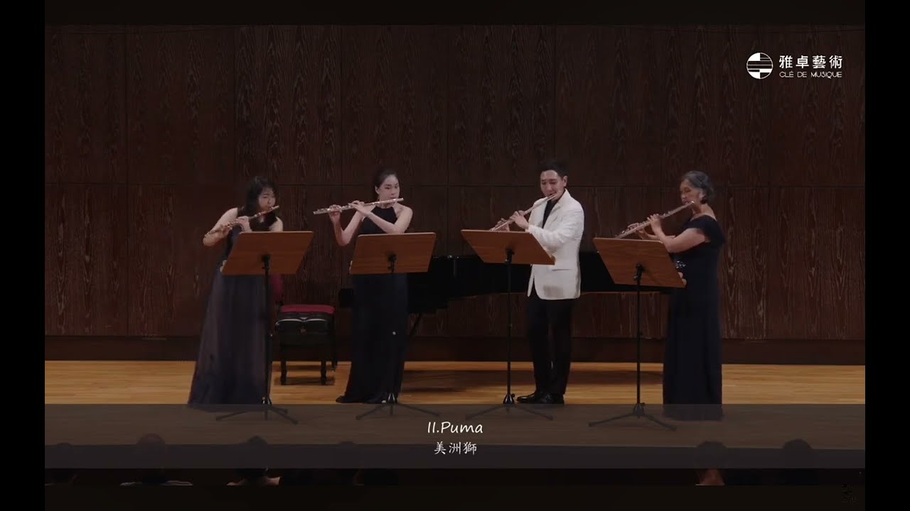 M.Berthomieu: Chats for flute quartet