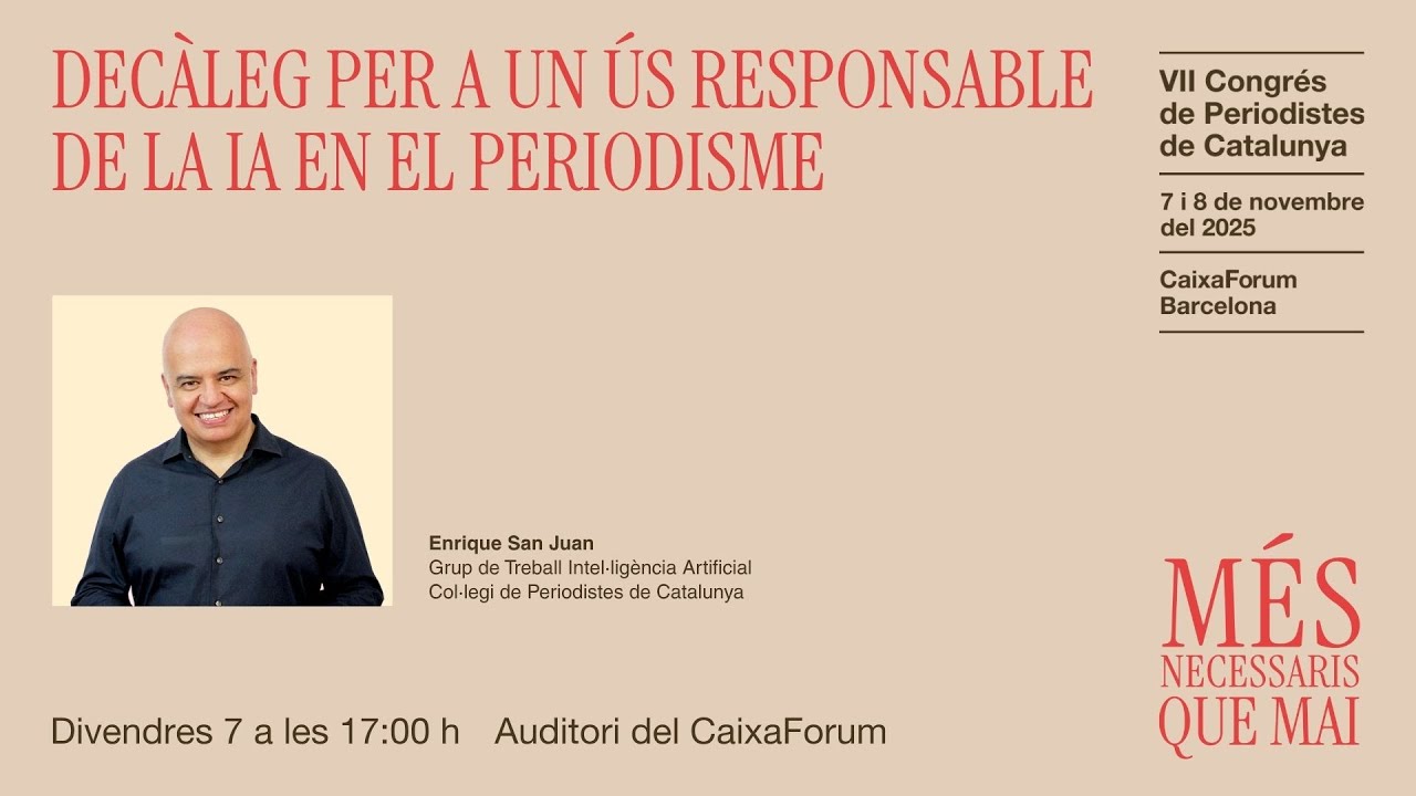 Decàleg per a un ús responsable de la IA en el periodisme