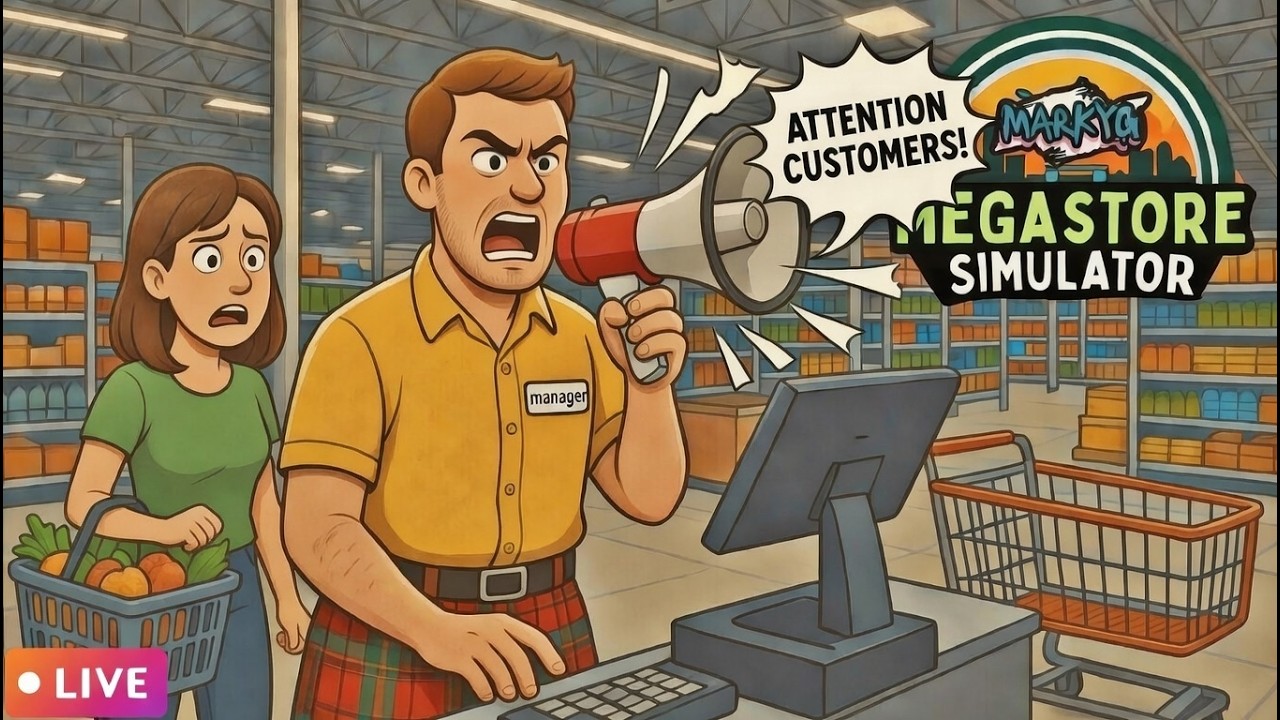 MEGASTORE SIMULATOR - ST PADDYS DAY 1K STREAM🔴LIVE 1440P #megastore #simulator