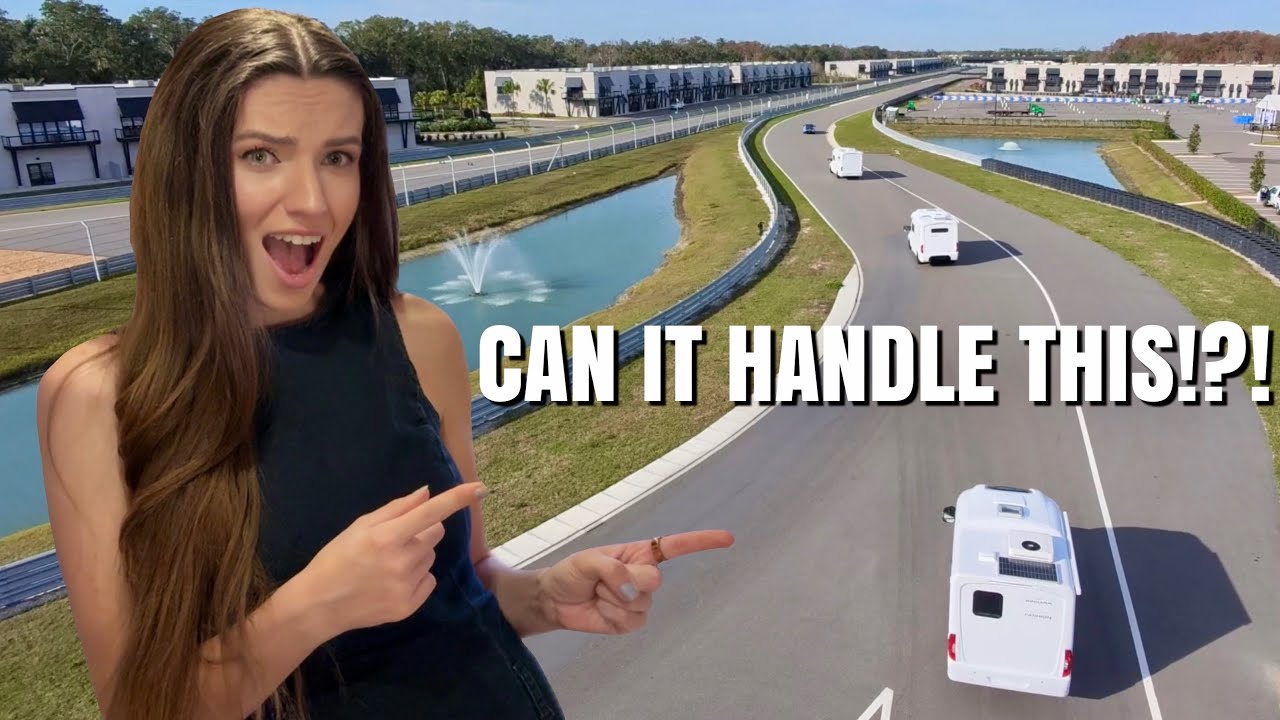 Driving a Luxury RV on a Professional Race Track?!? - Wingamm Oasi