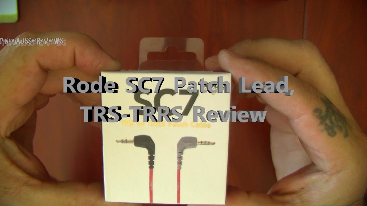 Rode SC7 Patch Lead, TRS TRRS Review
