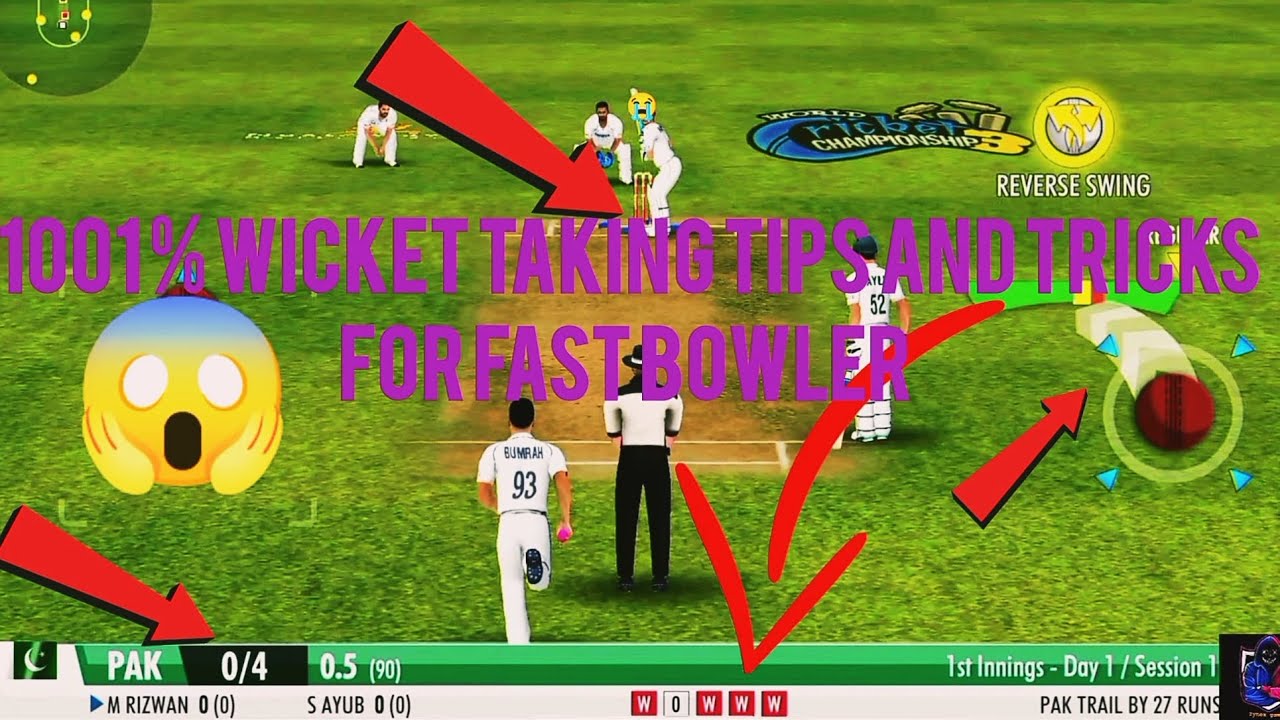 🔥 WCC3 Fast Bowling Trick in Test Match | Easy Wickets Setup | Best Bowling Strategy 2025