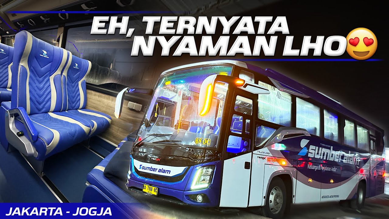MENCOBA BUS SUMBER ALAM NEW GENERATION‼️Trip Ciputat - Yogya with Sumber Alam NG