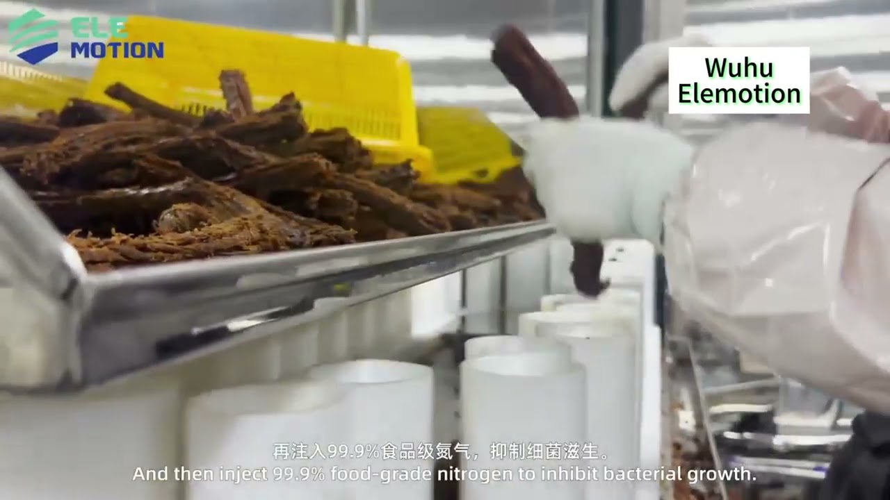 Elemotion Nitrogen Flushing Packaging Solution for Duck Neck