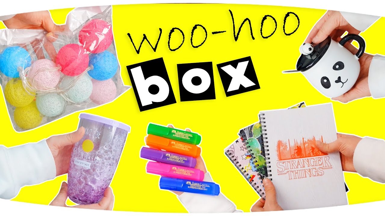 OKULA D&Ouml;N&Uuml;Ş WOOHOOBOX S&uuml;rpriz Kutu A&ccedil;ılımı ( WOO-HOO BOX ) Fenomen Tv Kırtasiye Alışverişi