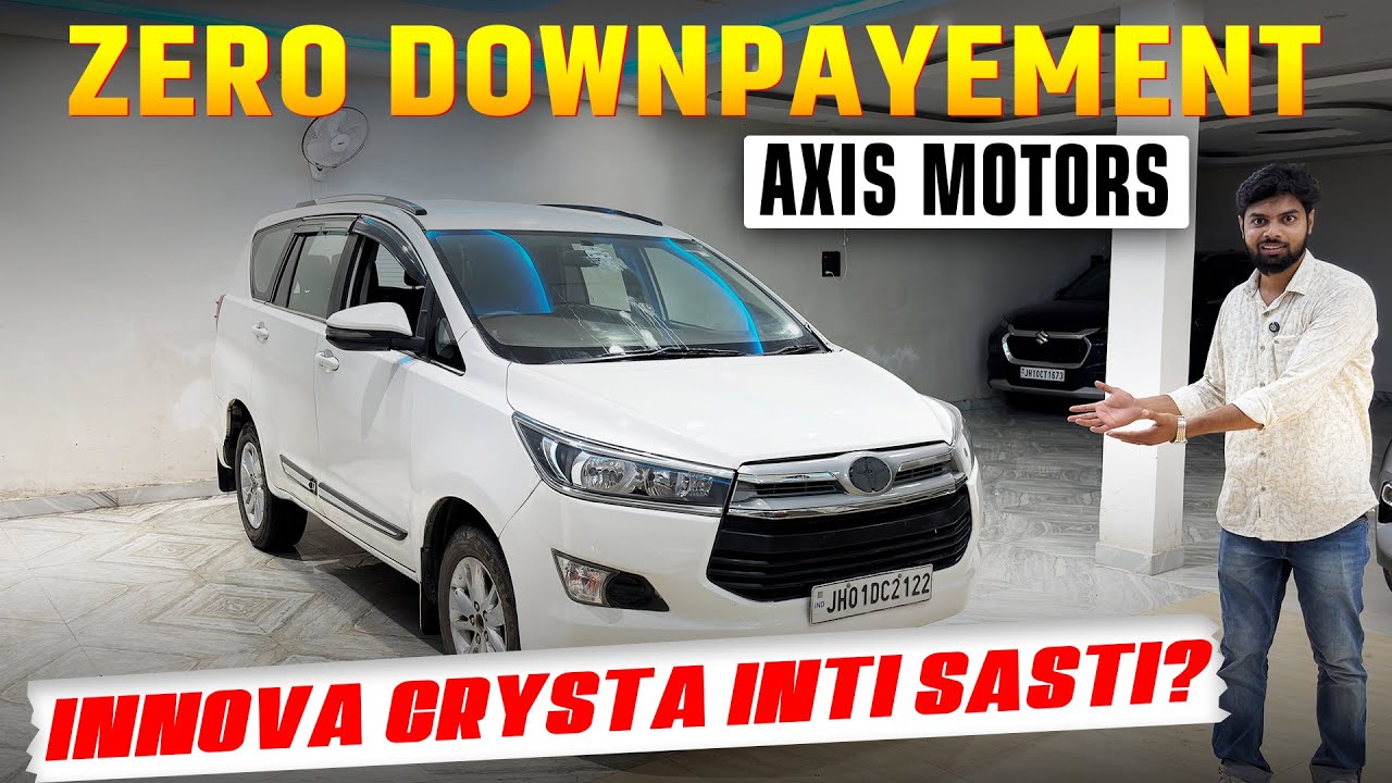 Second Hand Innova Crysta in Perfect Condition | Axis Motors Dhanbad! 💯 Most Affordable Deal |