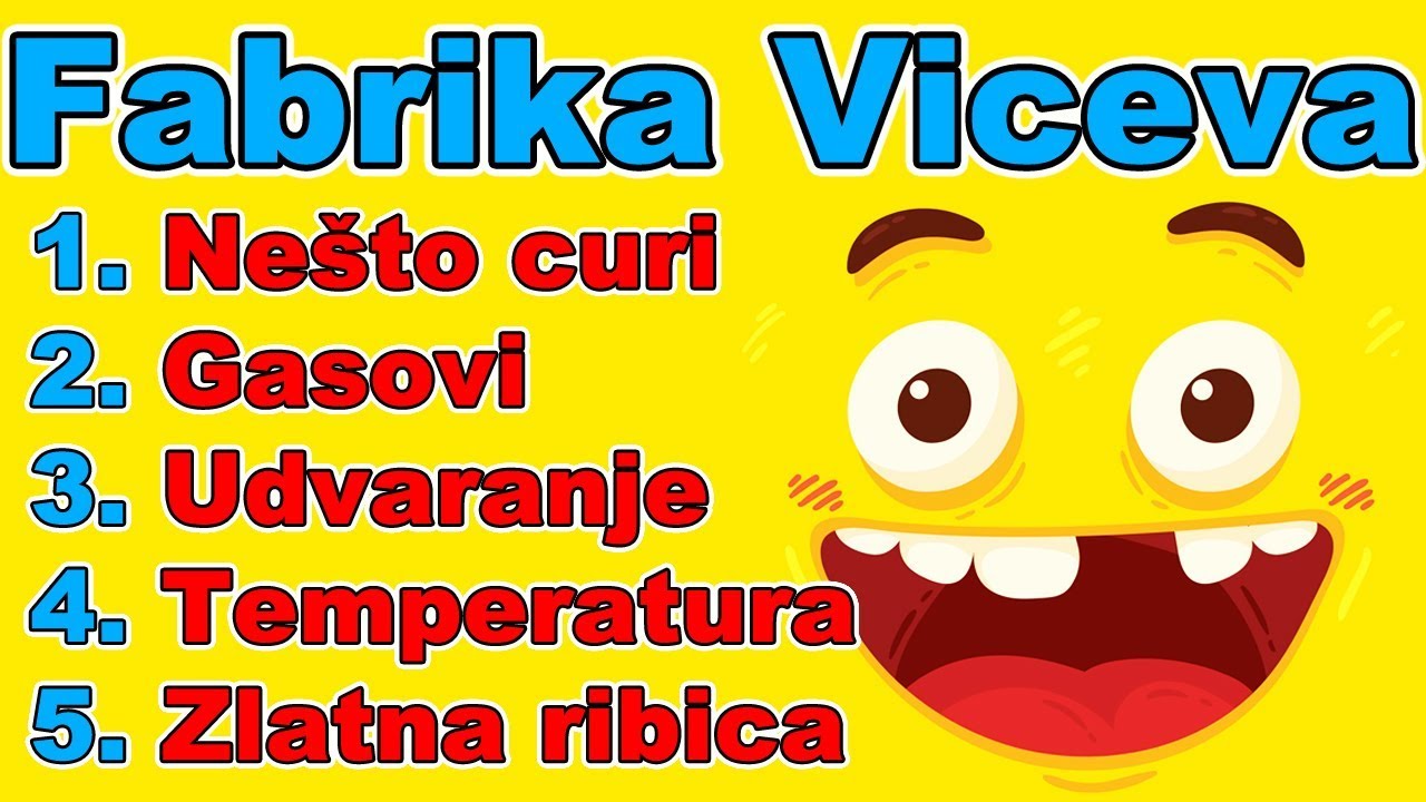 Fabrika Viceva - Super MIX 10 | Smeh do suza | Najbolji vicevi | Sme&scaron;ni vicevi | Zabava | Smesno