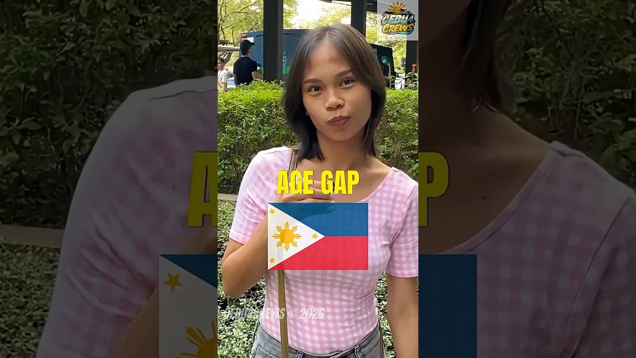 🇵🇭What age gap is too Big for you? | Street Interview in Cebu, Philippines