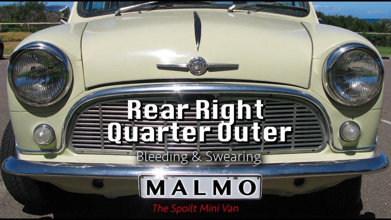 EP15 Classic Mini Rear Quarter Panel Repairs | Classic Mini Van Restoration | A Rusty Journey