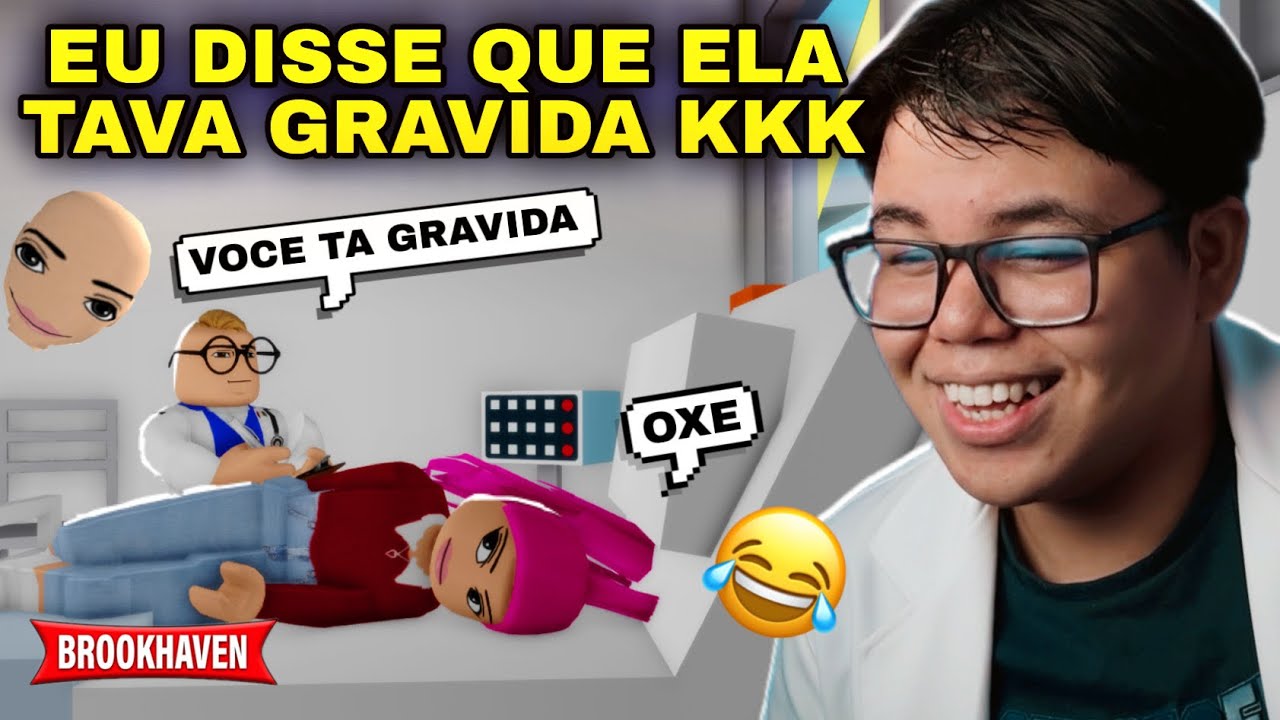 VIREI UM MEDICO DOIDO NO BROOKHAVEN KKKKK