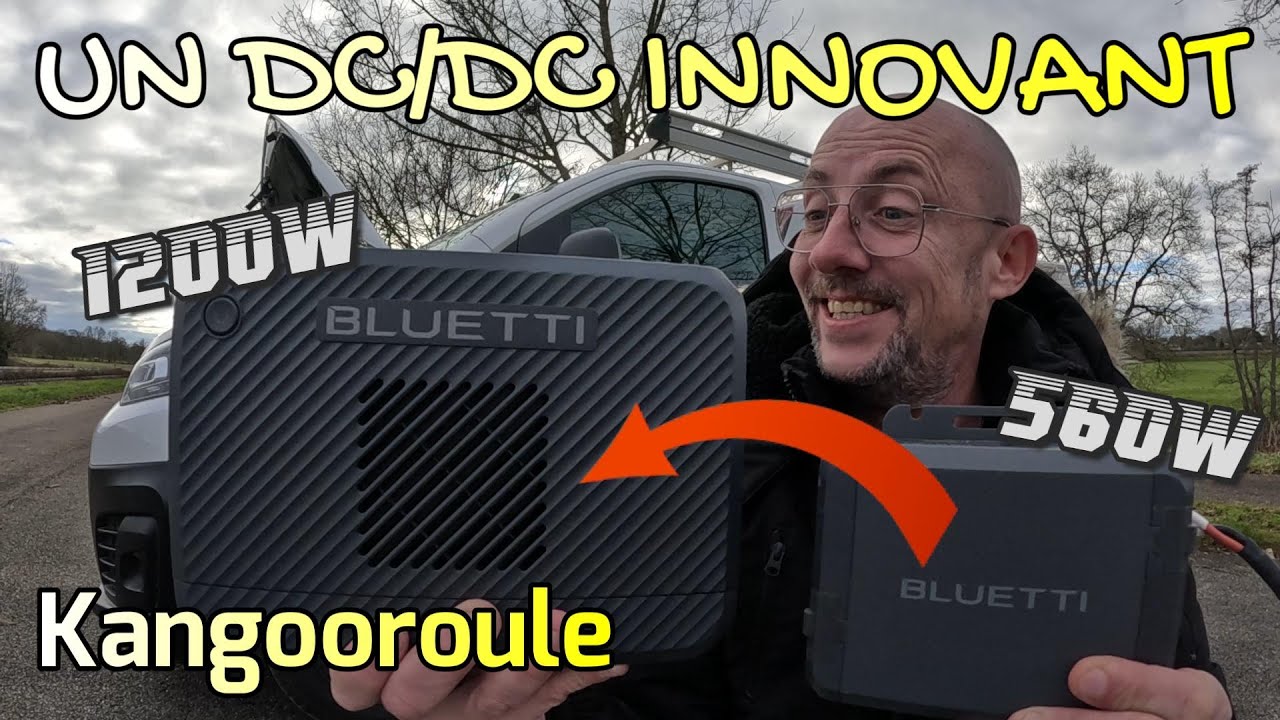 Charger 2 BLUETTI Premier Chargeur DC Au Monde Combinant Alternateur & Solaire  🦘 #vanlife