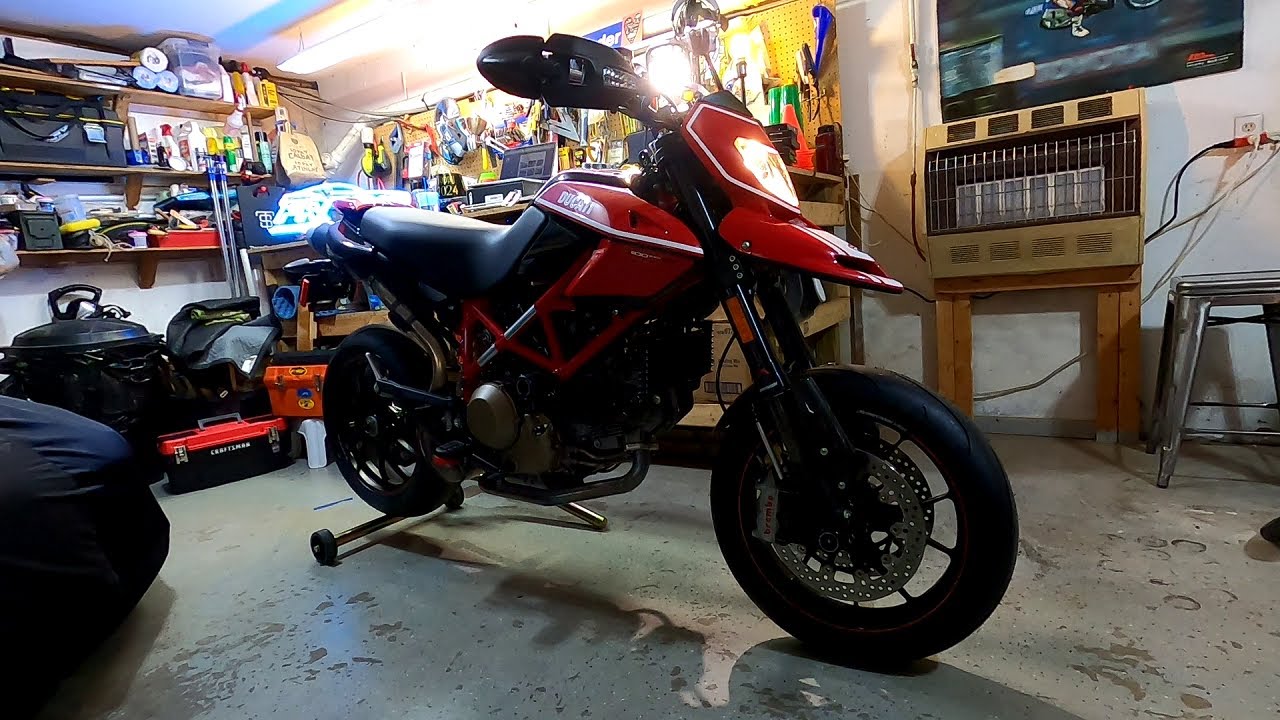 Ducati Hypermotard 1100 Scotts Steering Damper Install