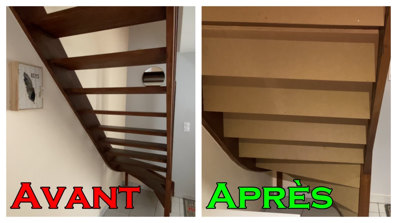 Comment fermer des marches d'escalier