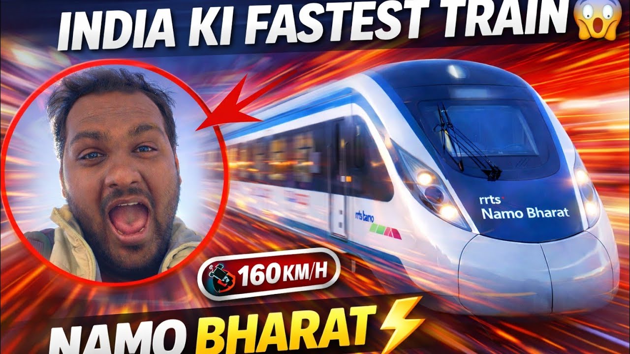 Vlog 5/101 Namo Bharat: India's Fastest train | The Future of Indian Rail | I love my India