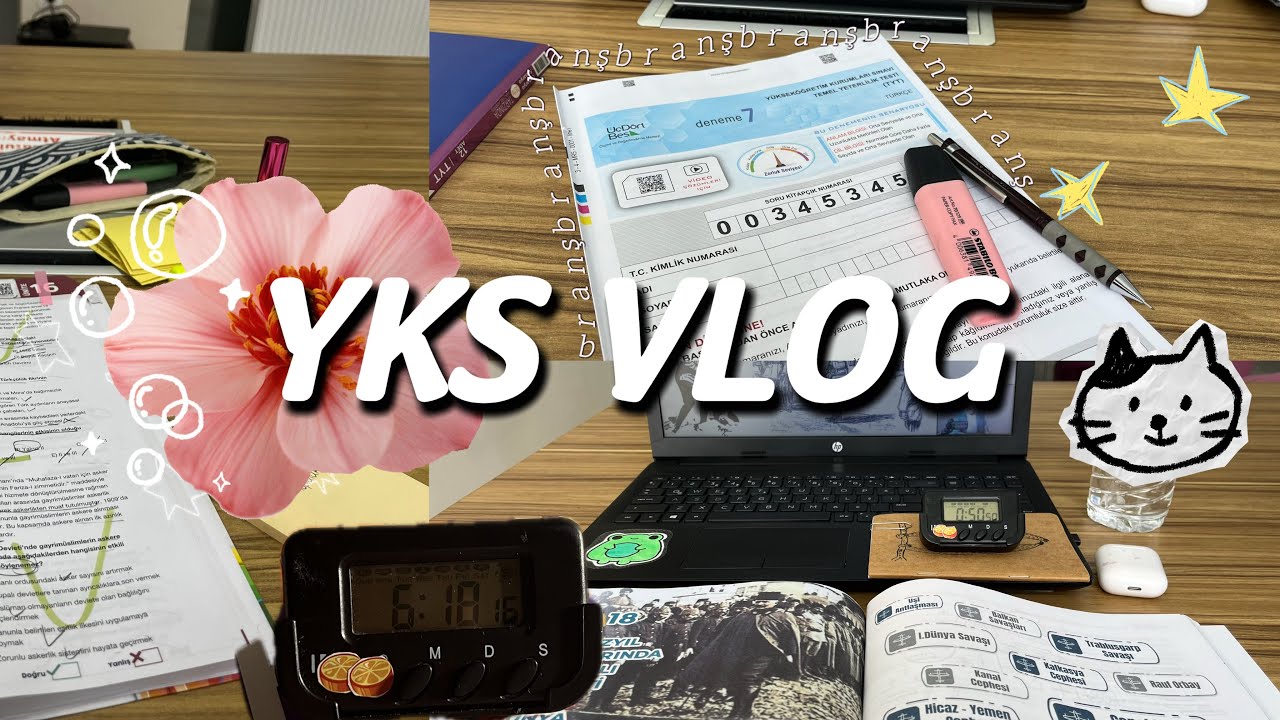 YKS VLOG| BENİMLE 6 SAAT ÇALIŞIN| STUDY VLOG| #yks2026
