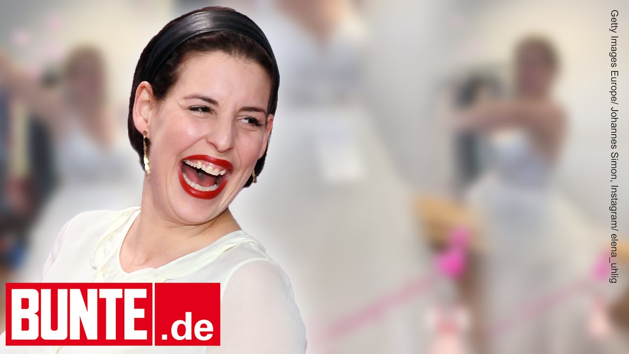 Elena Uhlig - Spitze & Tüllrock: Sie zeigt sich im Brautkleid