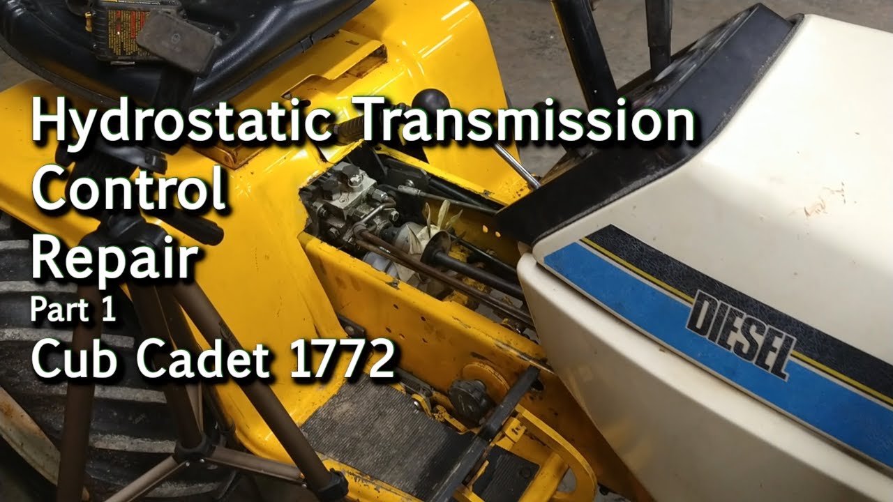 Ремонт гидростатической трансмиссии, часть 1 – Cub Cadet 1772