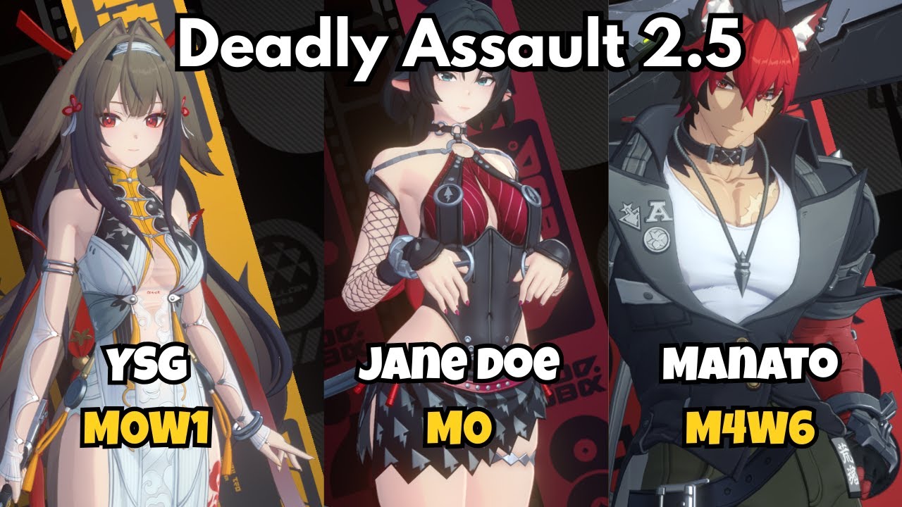 Deadly Assault! | YSG, Jane Doe & Manato | 9-Star Clear | Zenless Zone Zero ZZZ 2.5