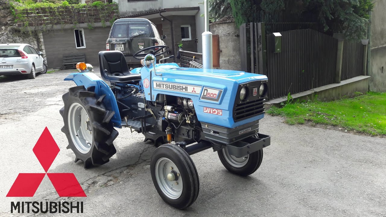 Mitsubishi D1500 15KM Mini Traktorek Japoński / Japanese Compact Tractor