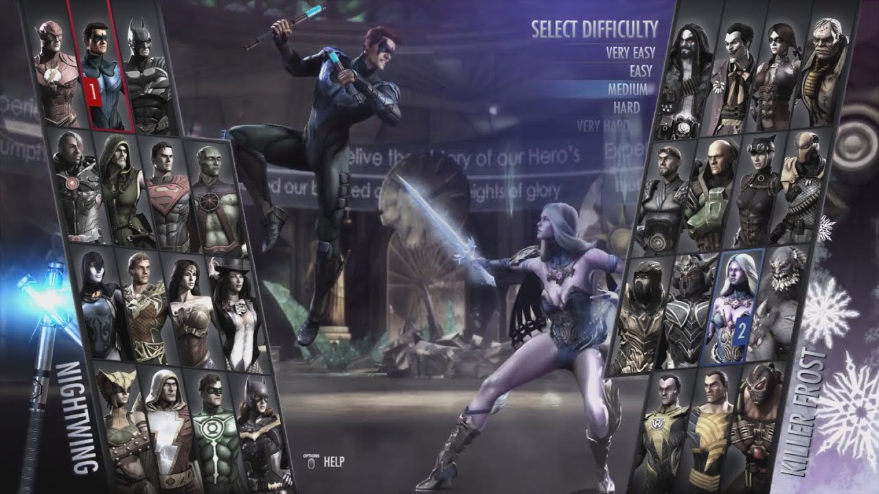 NIGHTWING vs KILLER FROST - Injustice Gods Among Us Ultimate Edition 2013