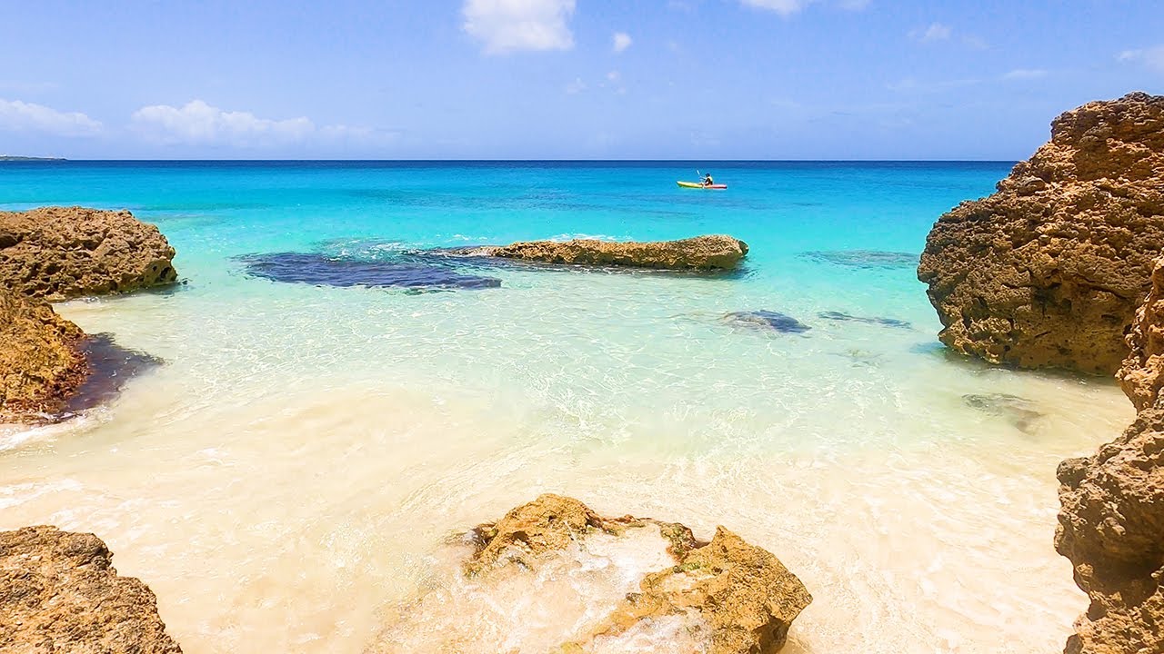 Magical Beach: 3 Hours of Blue Waters & Tropical Beach Ambience (4K Video)
