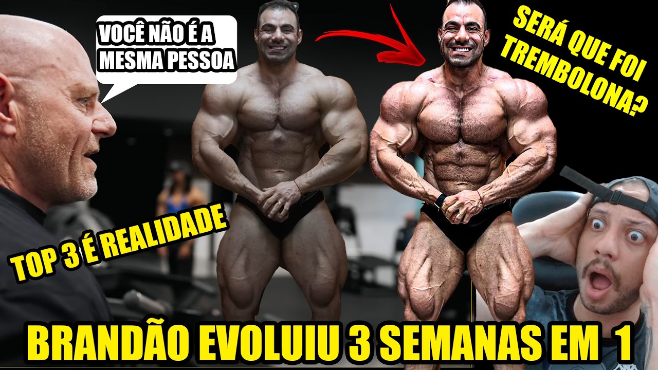 BIZARRO! BRANDÃO APARECE GRANDE SECO, EMPEDRADO E PODE PEGAR TOP 3 NO ARNOLD CLASSIC 2026