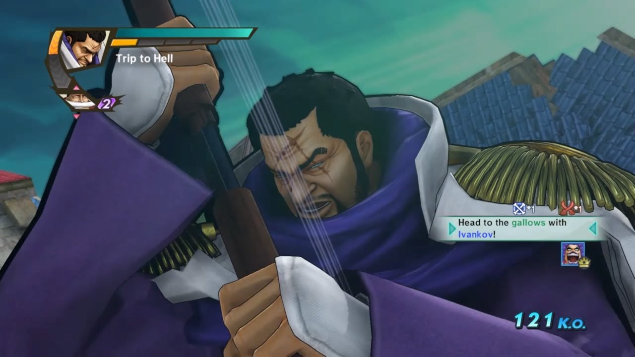 One Piece Pirate Warriors 3 Fujitora Level 100 Gameplay