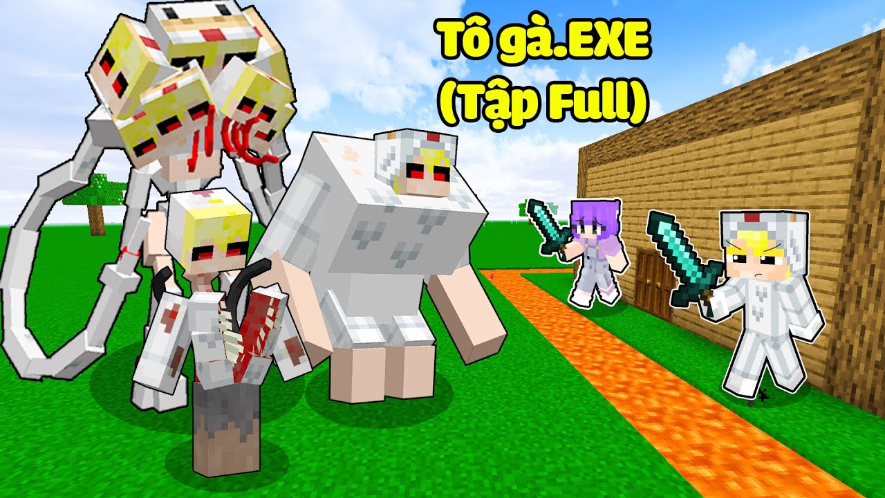 Tô Gà Thử Thách 24H Xây Nhà An Toàn Chống Tô Gà.EXE Từ Cấp 1 tới Cấp Cuối Cùng (Tập Full)