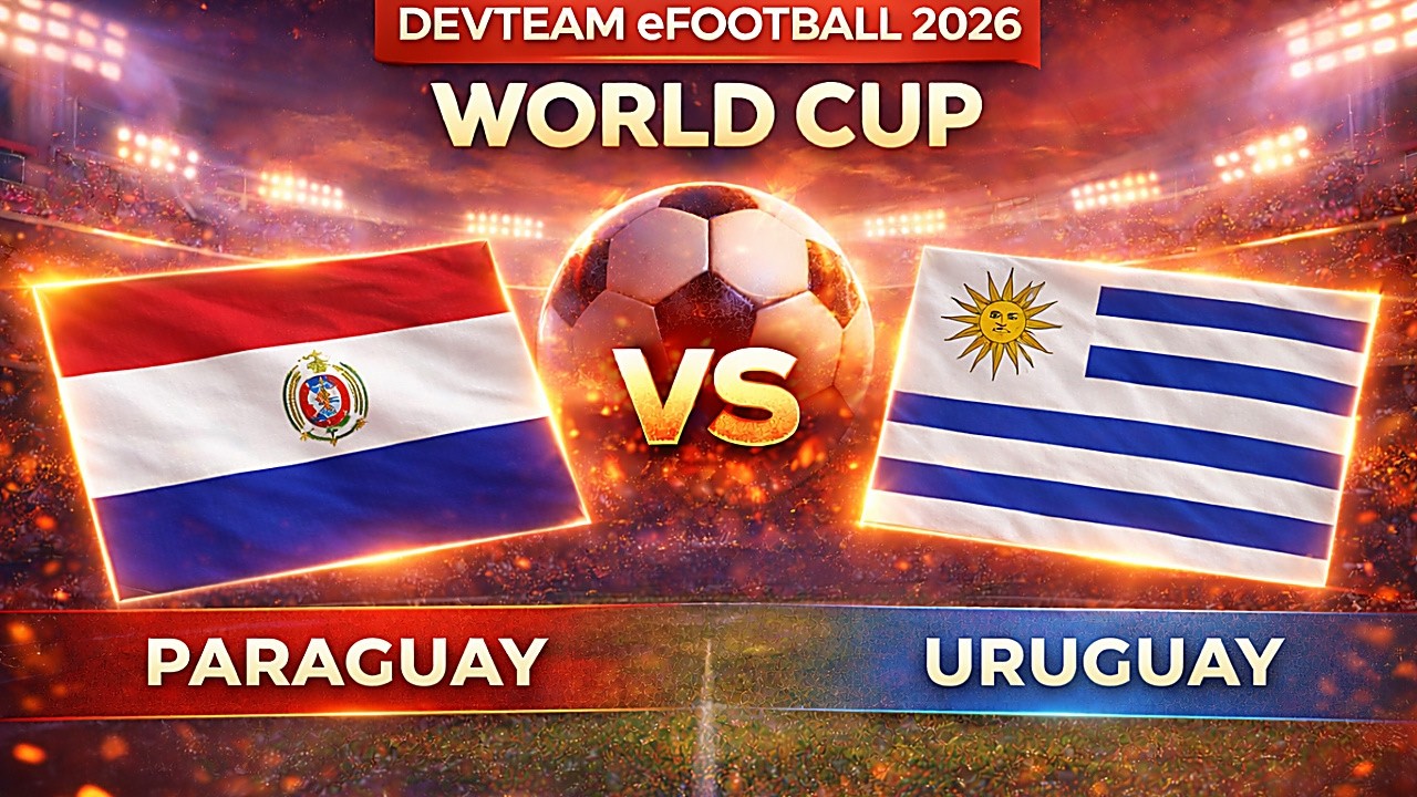 Paraguay vs Uruguay | Mondiale Devteam 2026 | 11 | Preliminari Gruppo CONCACAF #paraguay #uruguay