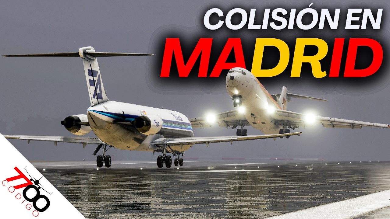 La Colisión que marcó para siempre la Aviación Española | Vuelo 350 de Iberia y Vuelo 134 de Aviaco