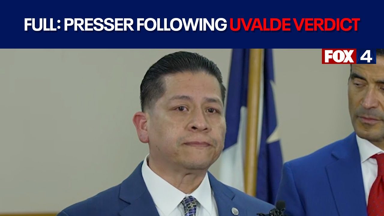 Full: Press conference following Uvalde shooting trial of Adrian Gonzales