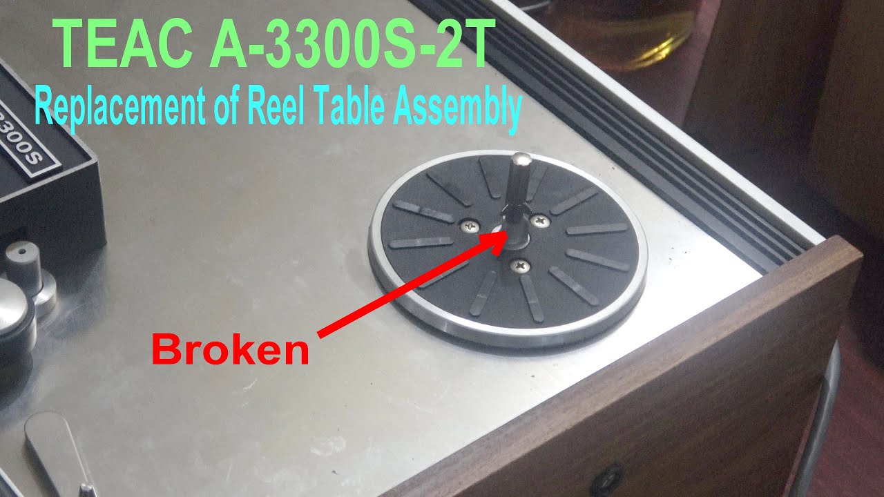 TEAC A-3300S-2T Reel Table Assy replacement