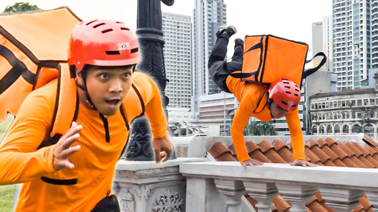 Delivery Rider pero walang Motor - Parkour POV
