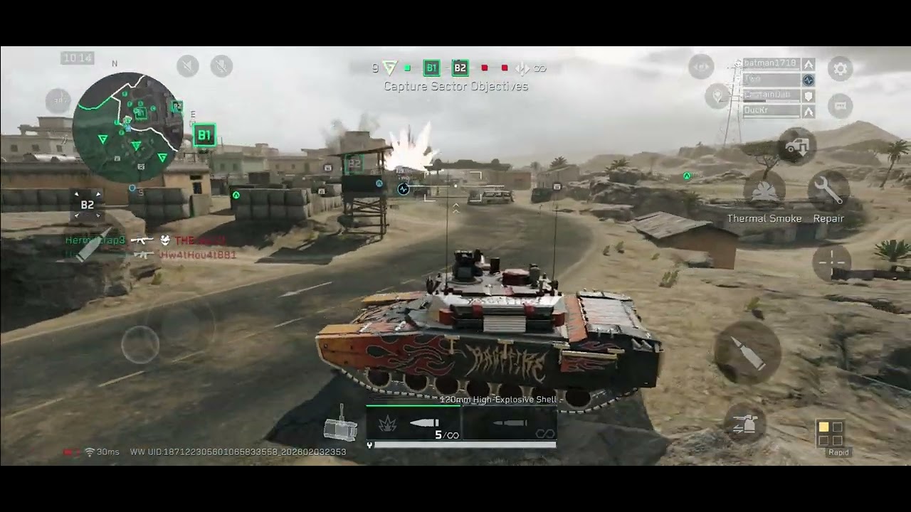 Playing delta force 
