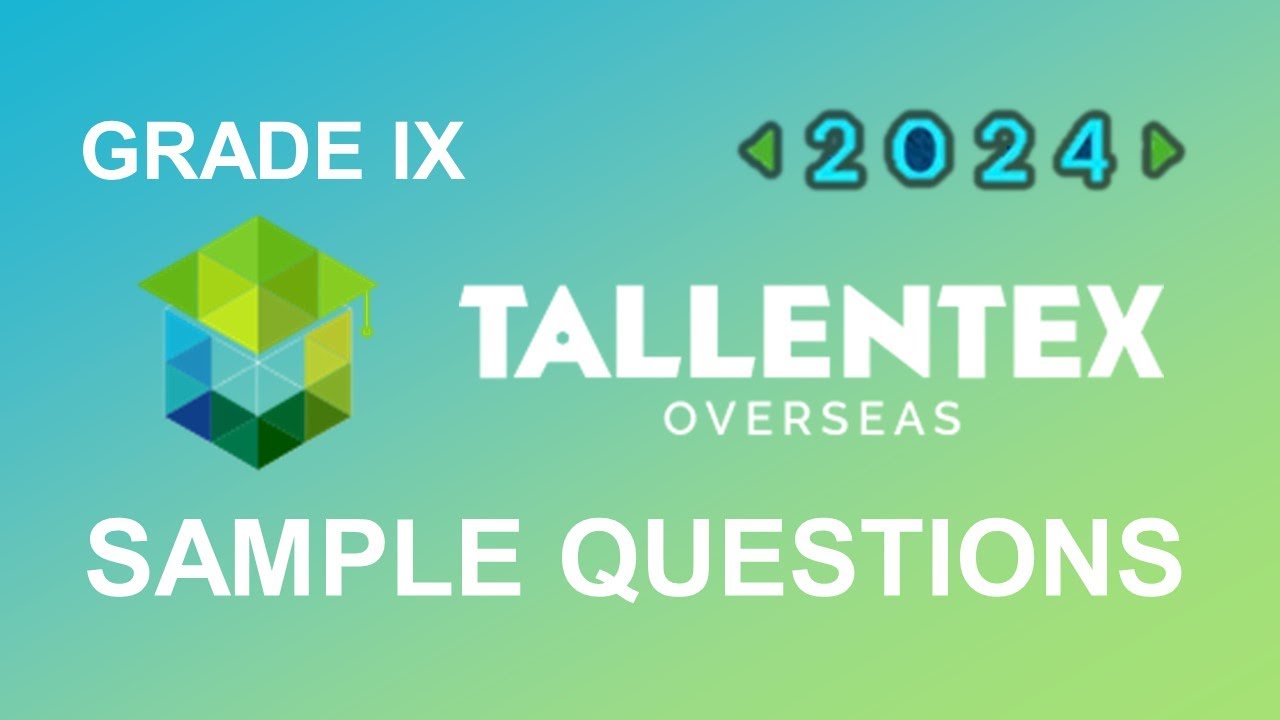 TALLENTEX Overseas 2024 | Grade 9 Sample Question Paper and Solution | Physics | Chemistry | Biology