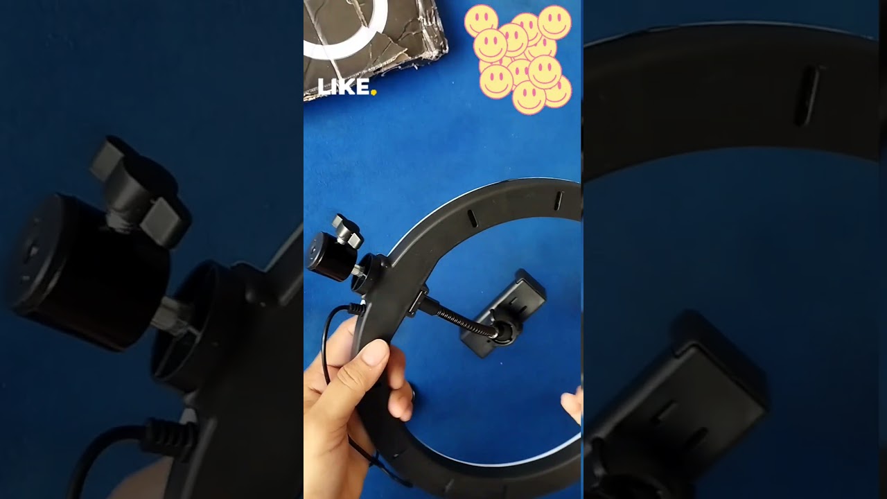 Ring Light Setup || Ring light attached with Tripod setup # Shorts #ringlightsetup