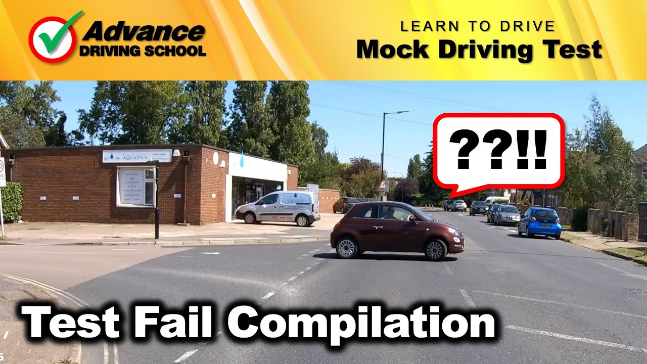Mock Driving Test Fail Compilation