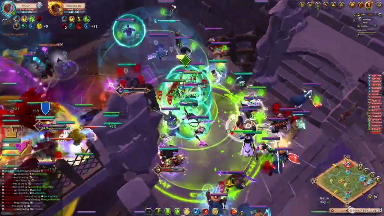 Ally GO8 VS Ally LBXX - Castle Fight - Heal POV