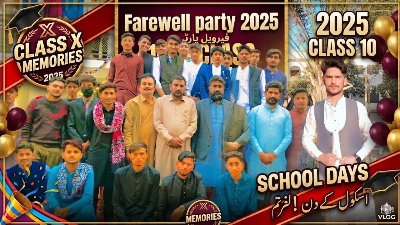 Al saleem public school musafir Khana || 10 th class boys farewell party 🎉 |with teachers 