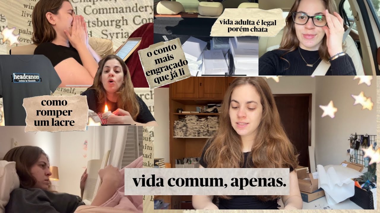 vlog de rotina - leituras, processo de criação, da felicidade histérica pro mau humor e etc