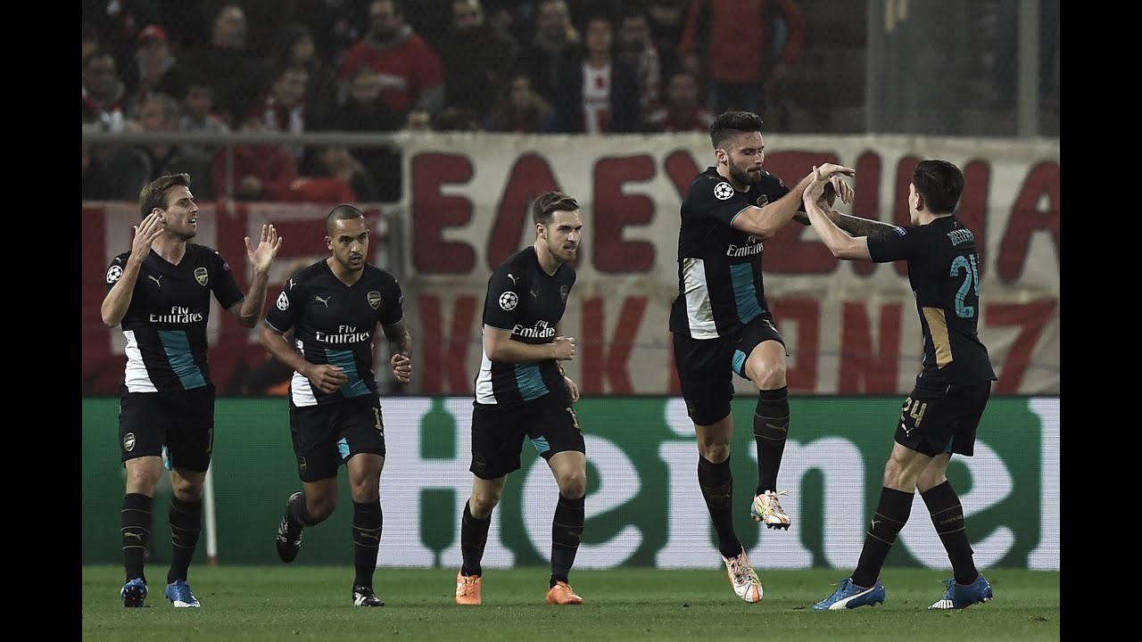 Olympiacos Vs Arsenal 0-3 - All Goals & Highlights - 09.12.2015